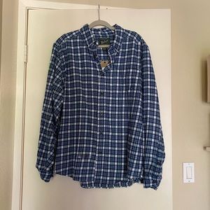 Woolrich flannel blue Sz L